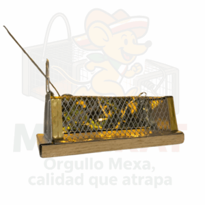 Ratonera 3° Base Madera 24x12.5 CM